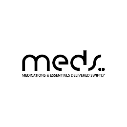 MEDS MEDICATIONS AND ESSENTIALS DELIVERED SWIFTLY logo