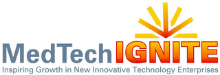 MEDTECH IGNITE INSPIRING GROWTH IN NEW INNOVATIVE TECHNOLOGY ENTERPRISE logo