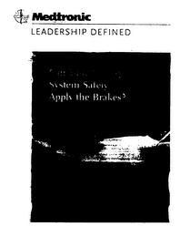 MEDTRONIC LEADERSHIP DEFINED logo