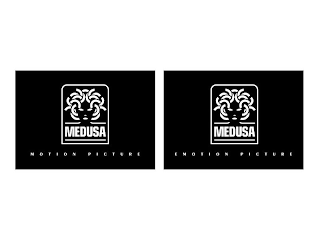 MEDUSA MOTION PICTURE MEDUSA EMOTION PICTURE logo