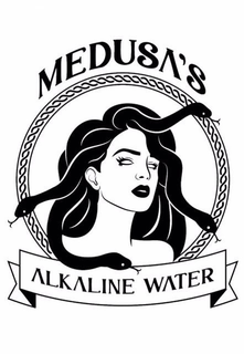 MEDUSA'S ALKALINE WATER logo