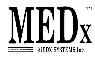MEDX MEDX SYSTEMS INC.