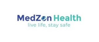 MEDZON HEALTH LIVE LIFE, STAY SAFE logo