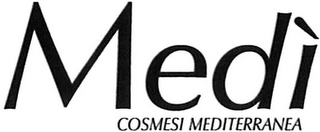 MEDÌ COSMESI MEDITERRANEA logo
