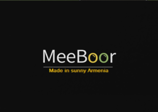 MEEBOOR MADE IN SUNNY ARMENIA logo