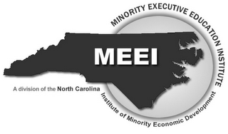 MEEI MINORITY EXECUTIVE EDUCATION INSTITUTE A DIVISION OF THE NORTH CAROLINA INSTITUTE OF MINORITY ECONOMIC DEVELOPMENT logo