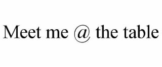 MEET ME @ THE TABLE logo