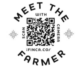 MEET THE FARMER SCAN WITH CAMERA IFINCA.COM/ logo
