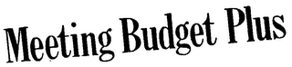 MEETING BUDGET PLUS logo