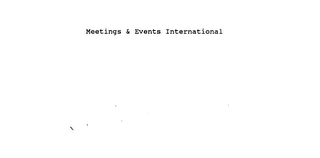 MEETINGS & EVENTS INTERNATIONAL logo