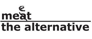 MEET/MEAT THE ALTERNATIVE logo