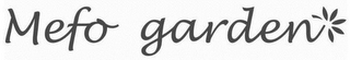 MEFO GARDEN logo