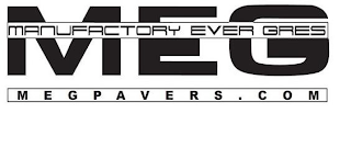 MEG MANUFACTORY EVER GRES MEGPAVERS.COM logo