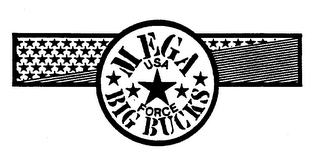 MEGA BIG BUCKS USA FORCE logo