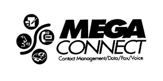MEGA CONNECT CONTACT MANAGEMENT/DATA/FAX/VOICE logo