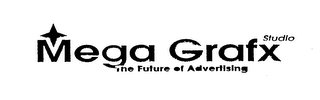 MEGA GRAFX STUDIO THE FUTURE OF ADVERTISING logo