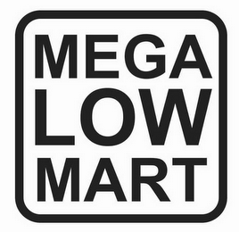 MEGA LOW MART logo