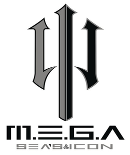 M.E.G.A SEA'S ICON logo