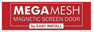 MEGAMESH MAGNETIC SCREEN DOOR BY EASY INSTALL logo