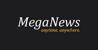 MEGANEWS ANYTIME. ANYWHERE. logo