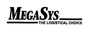 MEGASYS THE LOGISTICAL CHOICE logo