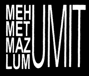 MEHMET MAZLUM UMIT logo