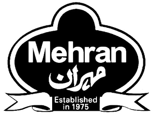 MEHRAN ESTABLISHED IN 1975 logo