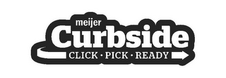 MEIJER CURBSIDE CLICK ­ PICK ­ READY logo