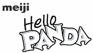 MEIJI HELLO PANDA logo