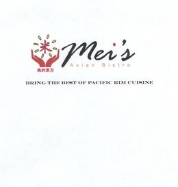 MEI'S ASIAN BISTRO BRING THE BEST OF PACIFIC RIM CUISINE logo