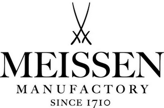 MEISSEN MANUFACTORY SINCE 1710 logo