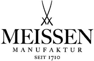 MEISSEN MANUFAKTUR SEIT 1710 logo
