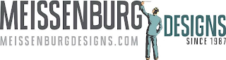 MEISSENBURG DESIGNS MEISSENBURGDESIGNS.COM SINCE 1987 logo