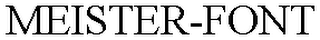 MEISTER-FONT logo