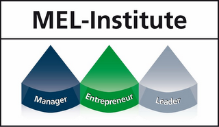 MEL-INSTITUTE MANAGER ENTREPRENEUR LEADER logo