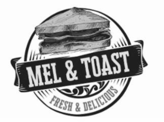 MEL & TOAST FRESH & DELICIOUS logo