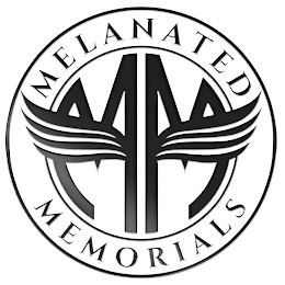 MELANATED MEMORIALS MM logo