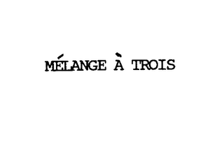 MELANGE A TROIS logo