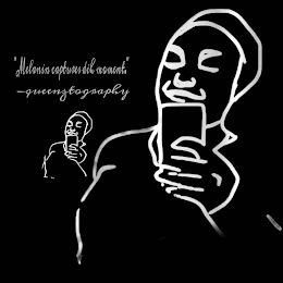"MELANIN CAPTURES DIH MOMENT." -QUEENZTOGRAPHY logo