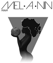 MEL·A·NIN NOUN logo