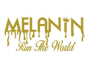 MELANIN RUN THE WORLD logo