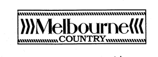 MELBOURNE COUNTRY logo