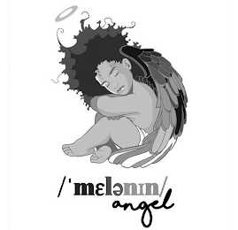/'MELENIN/ ANGEL logo