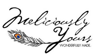 MELICIOUSLY YOURS WONDERFULLY MADE. logo