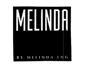MELINDA BY MELINDA ENG logo