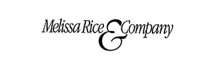 MELISSA RICE & COMPANY logo