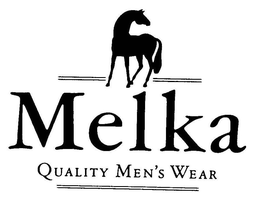 MELKA QUALITY MEN'S WEAR logo