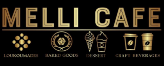 MELLI CAFE LOUKOUMADES BAKED GOODS DESSERT CRAFT BEVERAGES logo