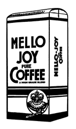 MELLO JOY PURE COFFEE A HIGH GRADE BLEND logo
