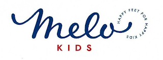 MELO KIDS HAPPY FEET FOR HAPPY KIDS logo